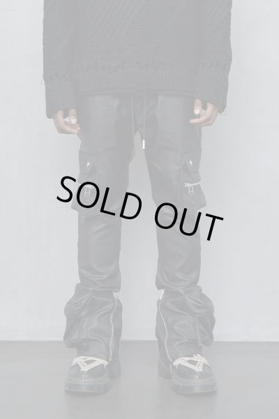 画像3: MLVINCE®︎ / type-4 slim stretch wax cargo pants (3)