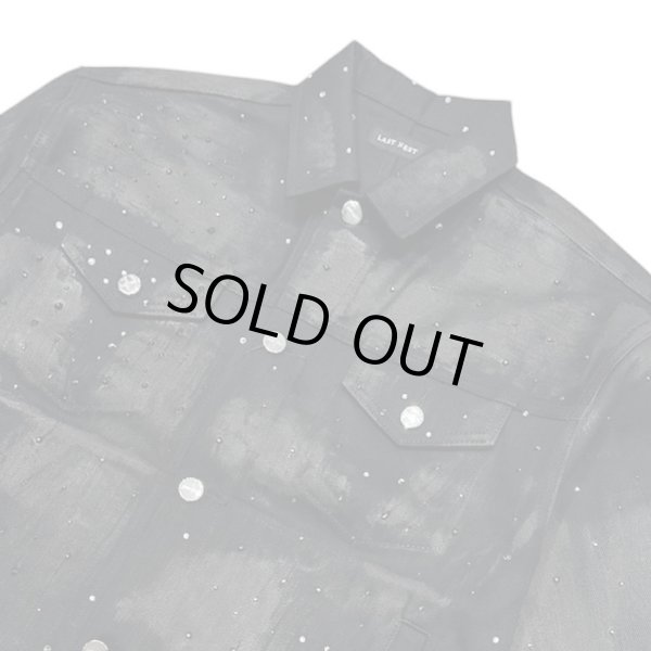 画像3: LAST NEST / rhinestone coating denim jacket (3)