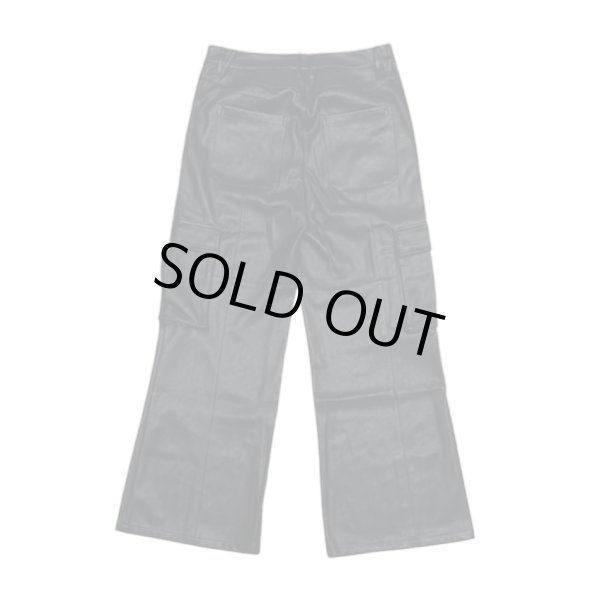 画像2: LAST NEST / baggy leather cargo pants (2)