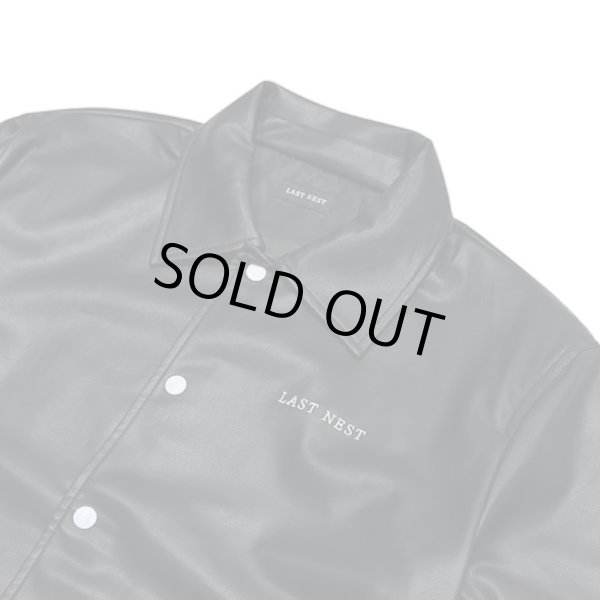 画像3: LAST NEST / leather varsity jacket (3)