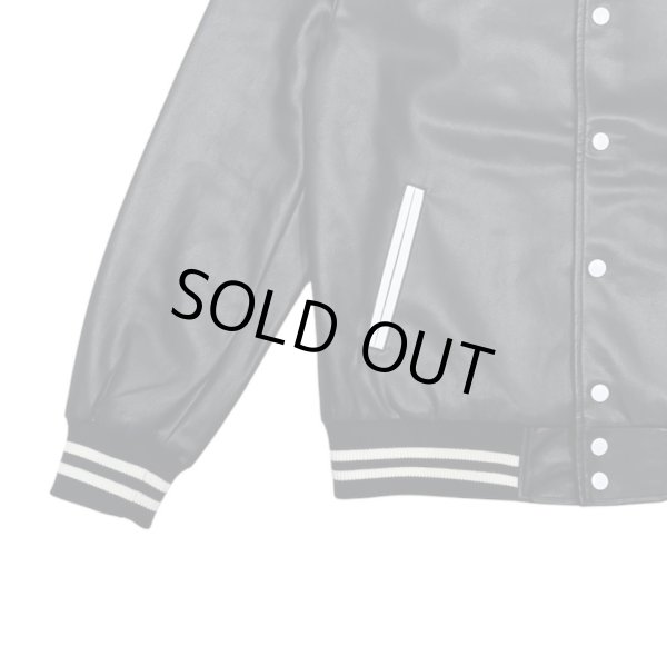 画像4: LAST NEST / leather varsity jacket (4)