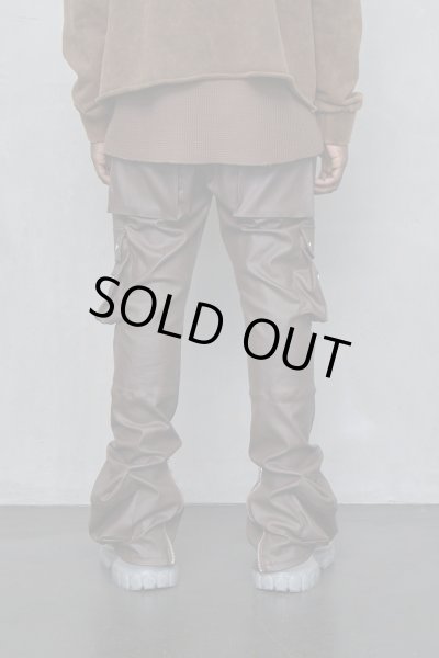 画像6: MLVINCE®︎ / type-4 slim stretch wax cargo pants (6)