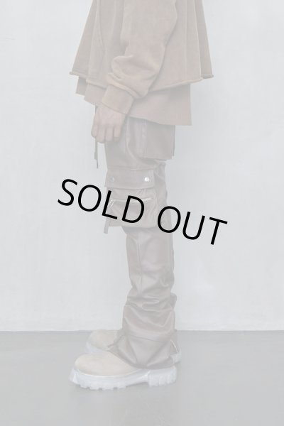 画像5: MLVINCE®︎ / type-4 slim stretch wax cargo pants (5)