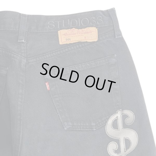 画像4: STUDIO33 / leather patch denim size30 OTHELLO別注 (4)