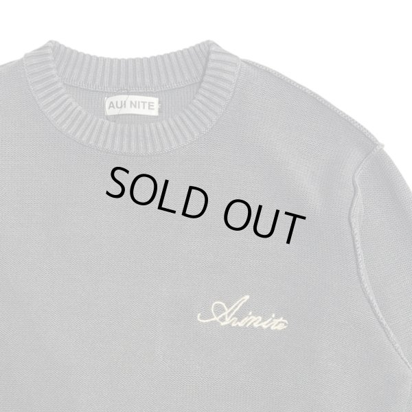 画像3: AUI NITE / Signature washed knit (3)