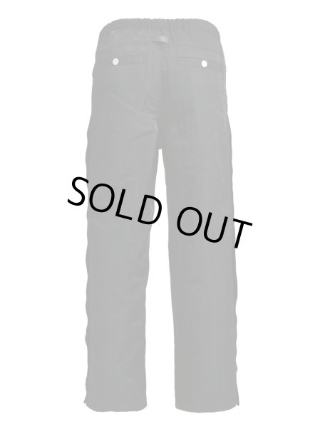 画像2: BREATH / newrich side bottun pants / nylon black  (2)
