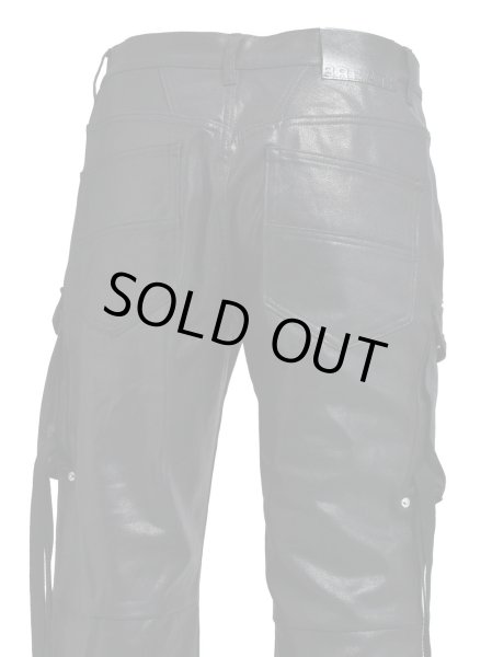画像5: BREATH / coating bootcut cargo pants / black (5)