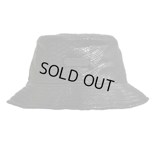 画像1: BREATH / faux leather hat / crocodile【20％OFF】 (1)