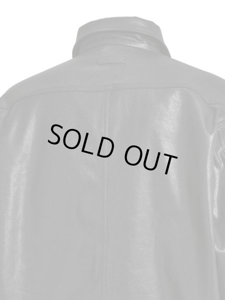 画像4: BREATH / coating shirt jacket / black  (4)