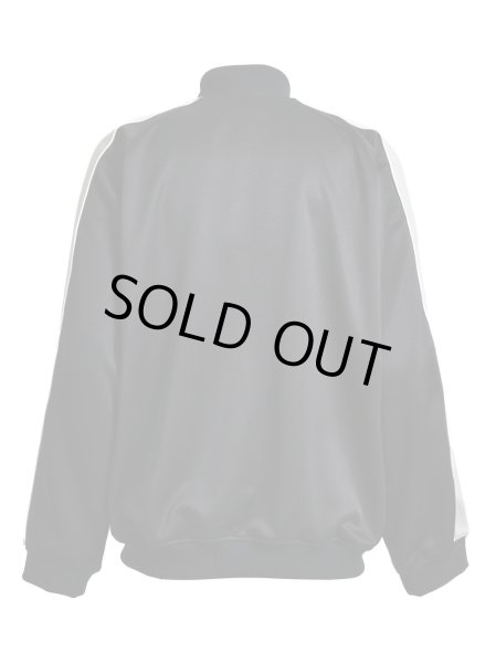 画像2: BREATH / script logo line track jersey / black  (2)