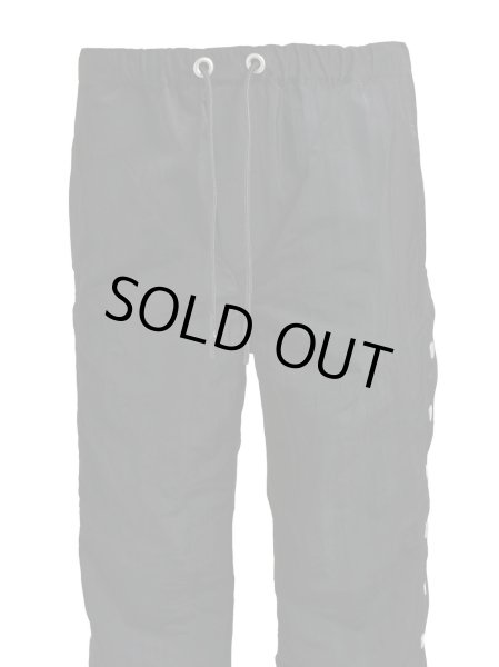画像4: BREATH / newrich side bottun pants / nylon black  (4)