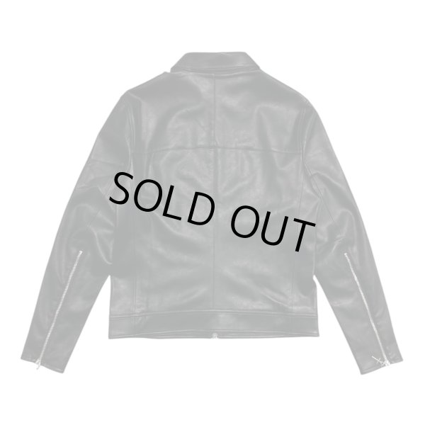 画像2: LAST NEST / faux single leather jacket (2)