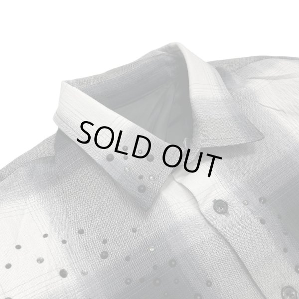画像3: LAST NEST / rhinestone flannel shirts (3)