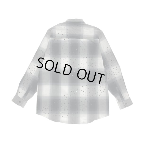 画像2: LAST NEST / rhinestone flannel shirts (2)