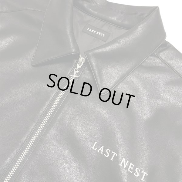画像3: LAST NEST / faux single leather jacket (3)
