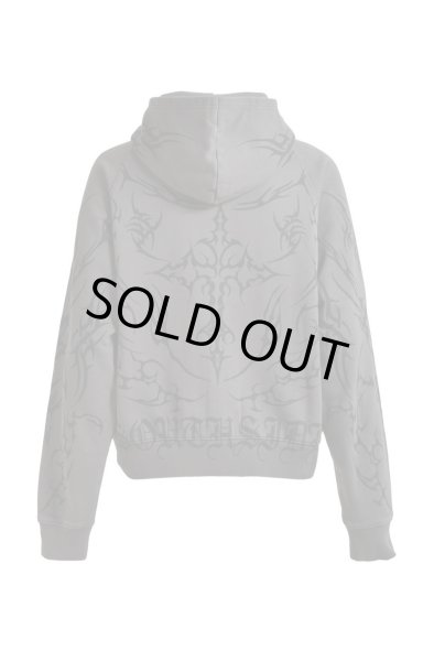 画像2: BREATH / twin head logo zip up hoodie (2)