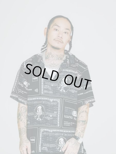 画像4: BREATH / black card shirt (4)