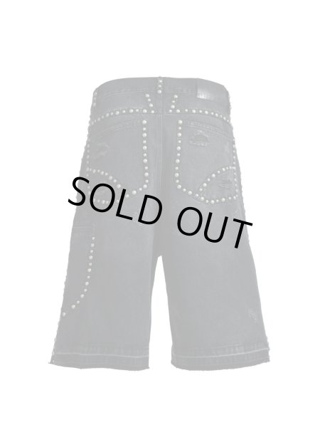 画像2: BREATH / suicide studs denim shorts (2)
