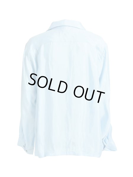 画像2: BREATH / script logo satin shirt (2)