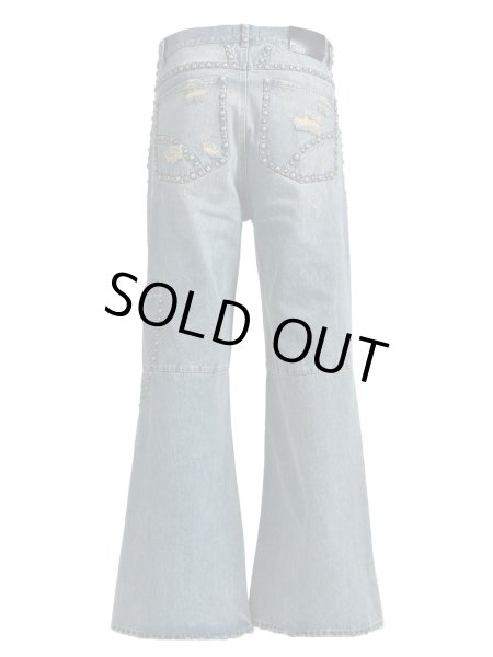 画像2: BREATH / suicide studs wide denim pants (2)