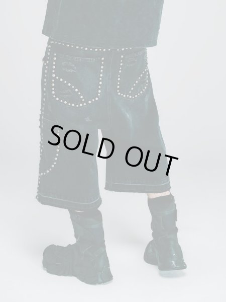 画像5: BREATH / suicide studs denim shorts (5)