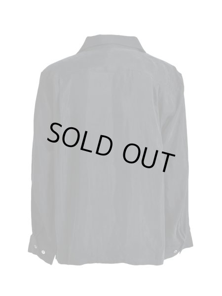 画像2: BREATH / script logo satin shirt (2)