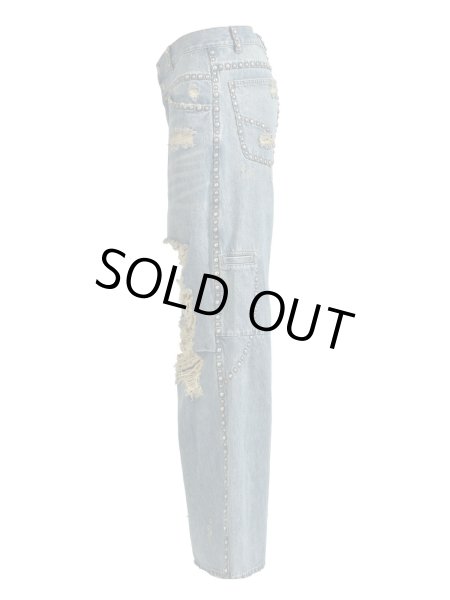 画像3: BREATH / suicide studs wide denim pants (3)
