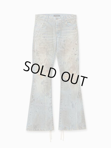 画像1: MLVINCE®︎ / distressed flare jeans  (1)
