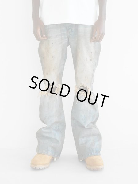 画像3: MLVINCE®︎ / distressed flare jeans  (3)