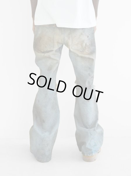 画像4: MLVINCE®︎ / distressed flare jeans  (4)