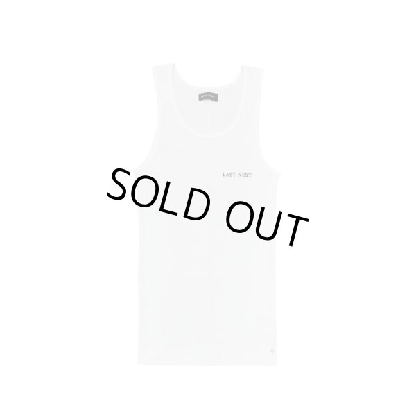 画像1: LAST NEST / logo emb tank top (1)