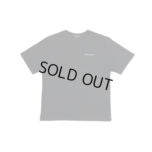 画像1: LAST NEST / basic logo emb t-shirt  (1)