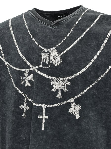 画像3: BREATH / necklace v neck tee (3)
