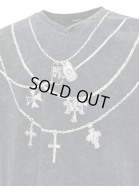 画像3: BREATH / necklace v neck tee (3)