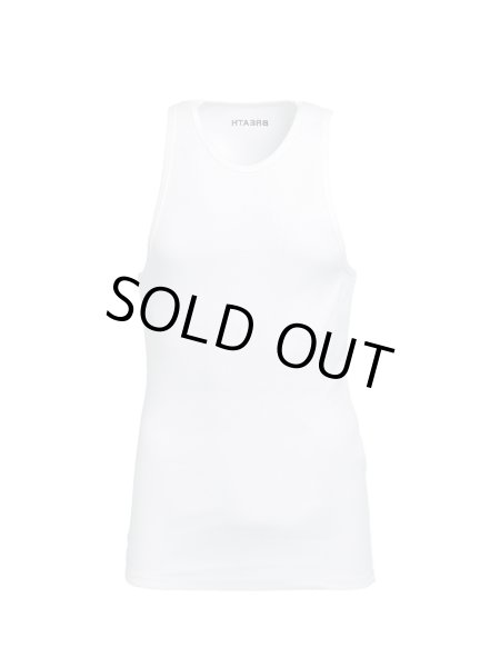 画像1: BREATH / logo rib tank top (1)