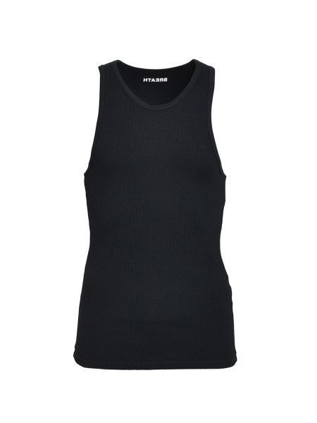 画像1: BREATH / logo rib tank top (1)