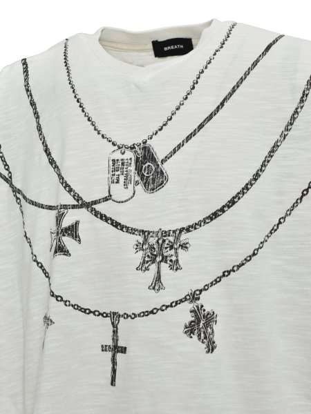 画像3: BREATH / necklace v neck tee (3)