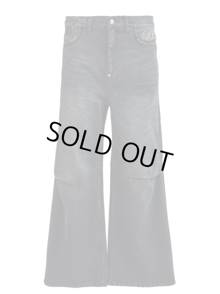 画像2: BREATH / chain eagle patch denim pants (2)