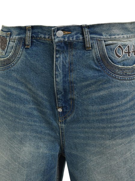 画像5: BREATH / chain eagle patch denim pants (5)