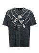 画像1: BREATH / necklace v neck tee (1)