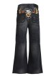 画像1: BREATH / chain eagle patch denim pants (1)