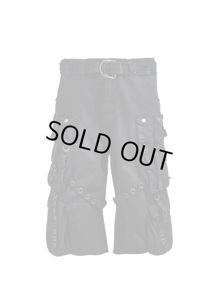 画像1: BREATH / bleach cargo pants w / belt (1)