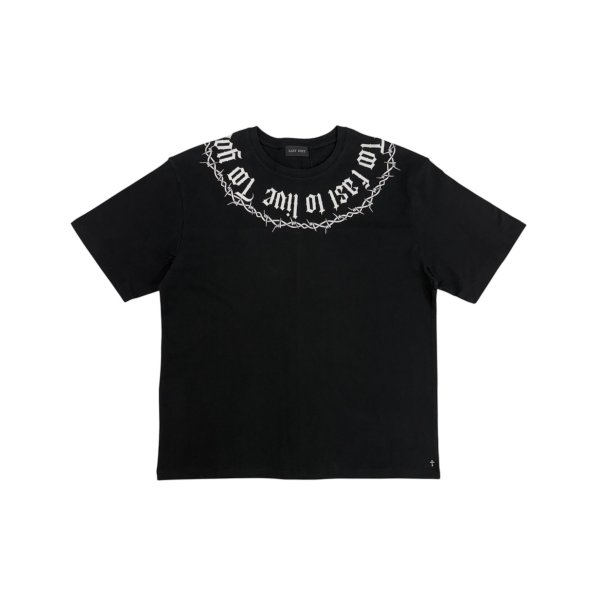 画像1: LAST NEST / barbed wire t-shirts (1)