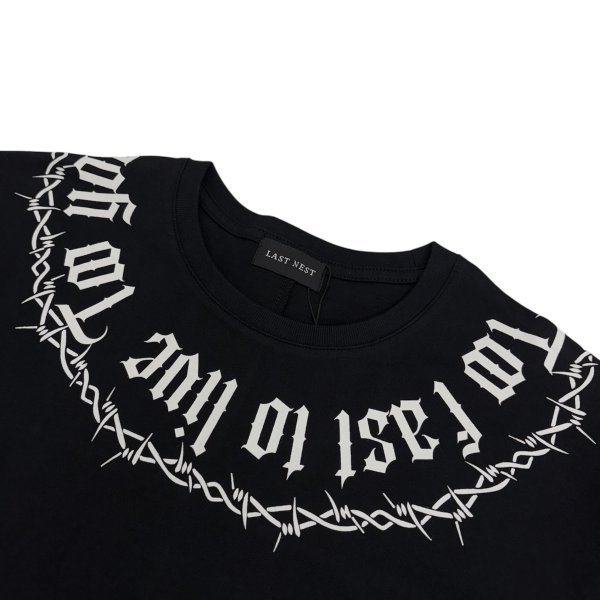 画像3: LAST NEST / barbed wire t-shirts (3)