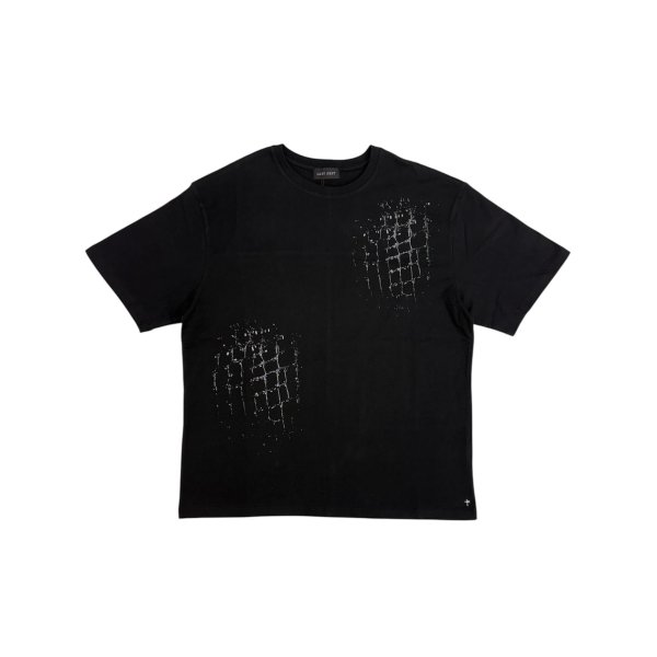 画像1: LAST NEST / faded croco t-shirt  (1)