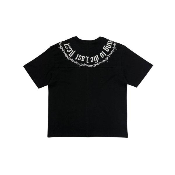 画像2: LAST NEST / barbed wire t-shirts (2)