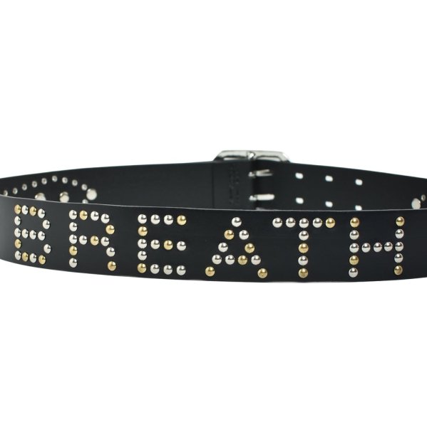画像5: BREATH/ studs logo belt (5)