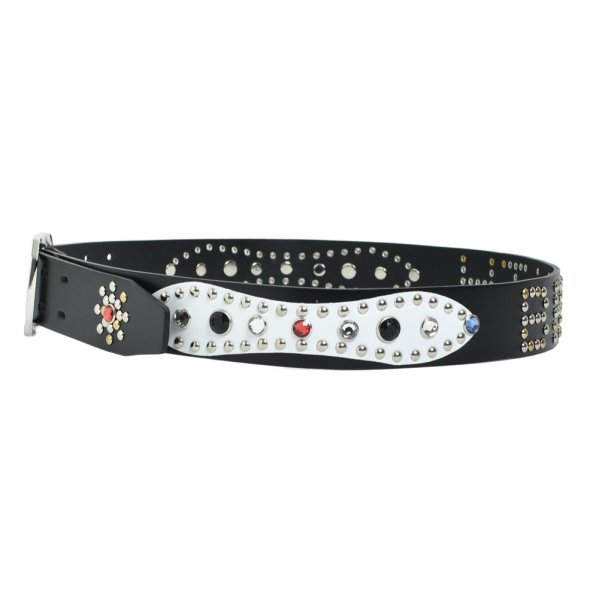画像1: BREATH/ studs logo belt (1)