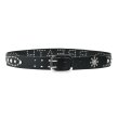 画像1: BREATH/ studs logo belt (1)