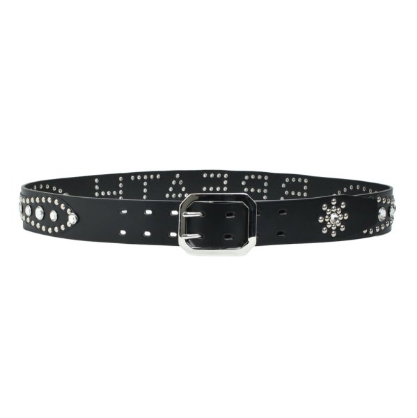 画像1: BREATH/ studs logo belt (1)